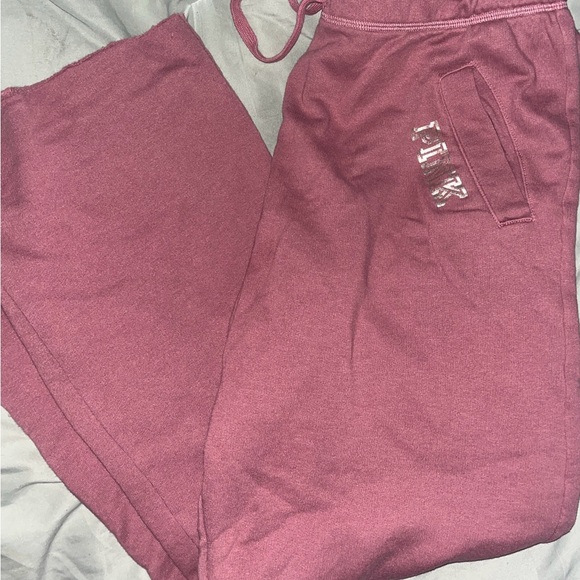 PINK Victoria's Secret Pants - PINK Victoria's Secret Wide Leg Sweatpants